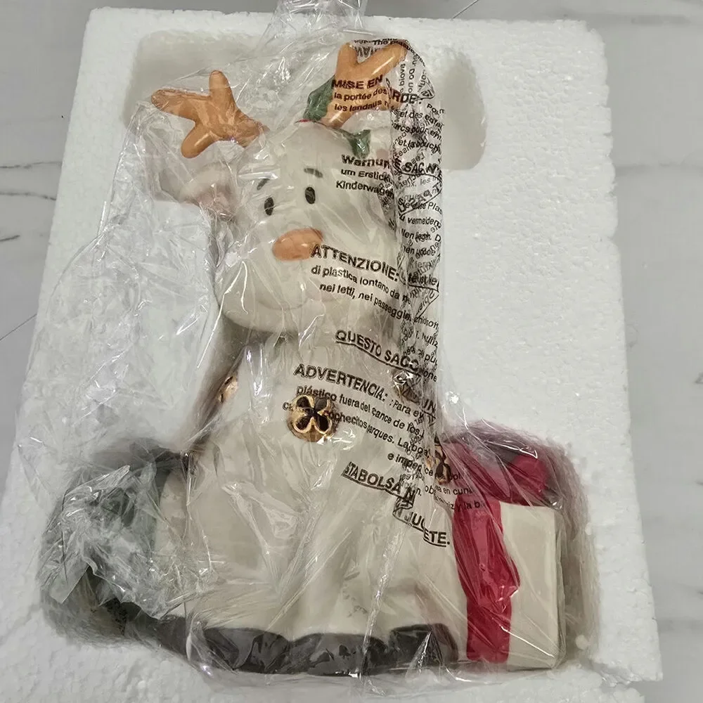 New Lenox Raindeer North Pole Sparkle Light Up Figuren